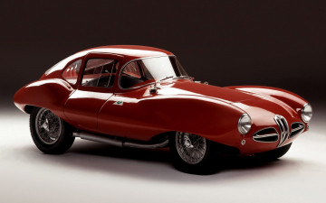 обоя alfa romeo disco volante 1952, автомобили, alfa romeo, 1952, disco, volante, alfa, romeo