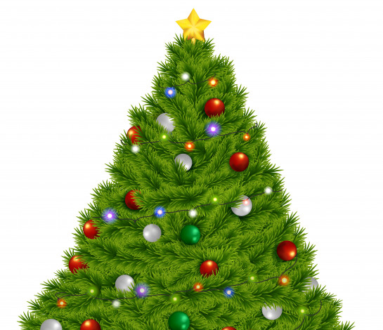 Обои картинки фото праздничные, векторная графика , новый год, украшения, елка, фон, новый, год, праздник