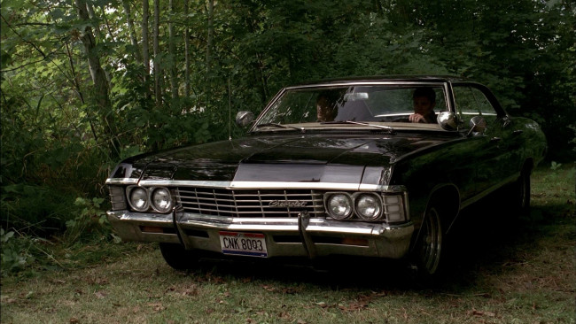 Обои картинки фото кино фильмы, supernatural, сверхъестественное, chevrolet impala 1967
