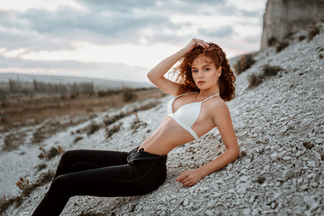 Обои картинки фото девушка, девушки, -unsort , рыжеволосые и другие, модель, alina zaslavskaya