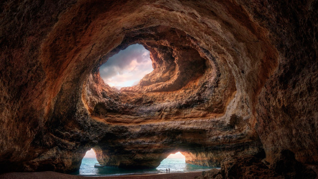 Обои картинки фото природа, другое, benagil, caves, португалия