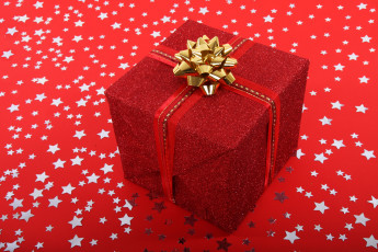 обоя праздничные, подарки и коробочки, коробка, подарок, звездочки