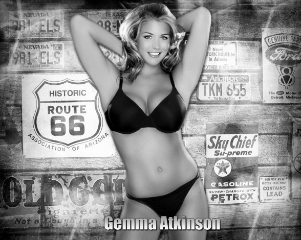 Обои картинки фото Gemma Atkinson, девушки