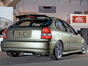 Картинка 1996 honda civic cx автомобили