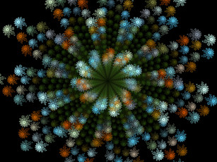Картинка 3д графика fractal фракталы узор фрактал фон