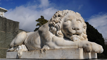 Картинка города памятники скульптуры арт объекты лев