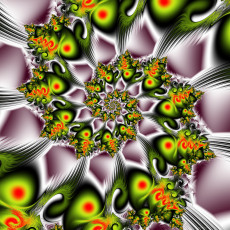 Картинка 3д+графика fractal+ фракталы девушка взгляд