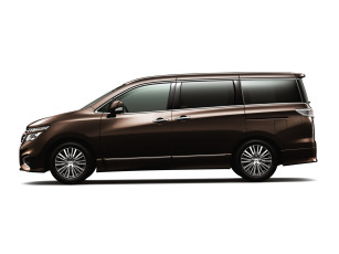 Картинка автомобили nissan datsun elgrand highway star коричневый