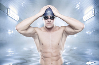 Картинка спорт плавание очки