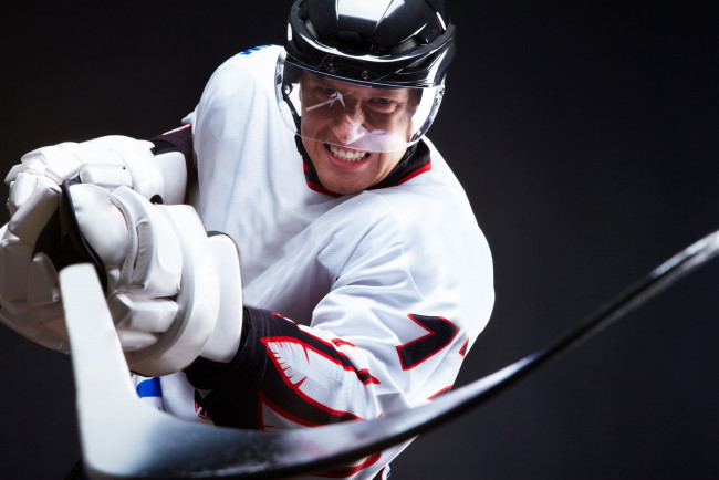 Обои картинки фото спорт, хоккей, клюшка, шлем