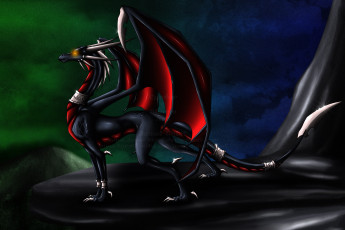 Картинка рисованное животные +сказочные +мифические дракон