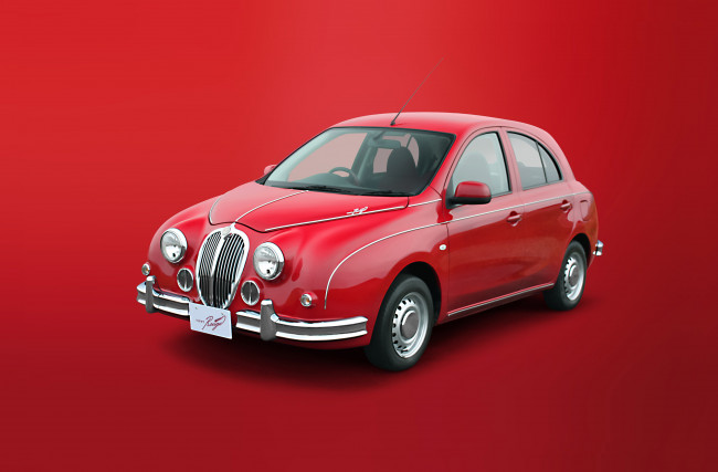 Обои картинки фото автомобили, mitsuoka, viewt, 2015г, rouge