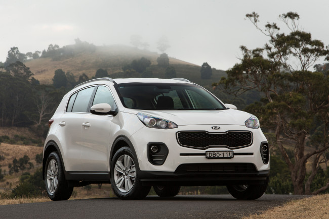 Обои картинки фото автомобили, kia, ql, 2016г, au-spec, sportage