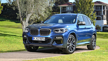 Картинка bmw+x3+m40i+2018 автомобили bmw 2018 m40i x3 blue