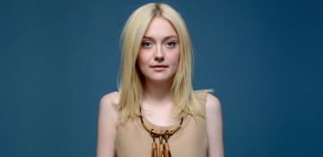 Картинка девушки dakota+fanning лицо блондинка актриса ожерелье топ