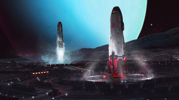 Картинка фэнтези космические+корабли +звездолеты +станции фантастика корабли port ariel