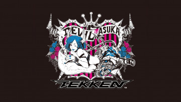 обоя видео игры, tekken tag tournament, лежит, девушка, tekken, tag, tournament, 2, asuka, kazama