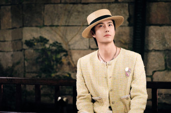 Картинка мужчины wang+yi+bo актер шляпа пиджак