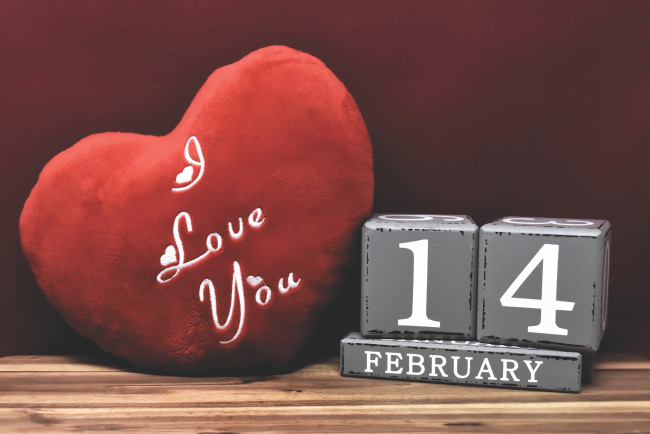 Обои картинки фото праздничные, день святого валентина,  сердечки,  любовь, сердечко, кубики, дата