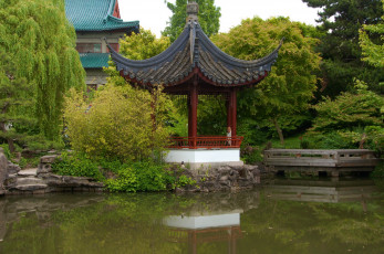 Картинка канада sun yat sen garden vancouver разное сооружения постройки сад растения