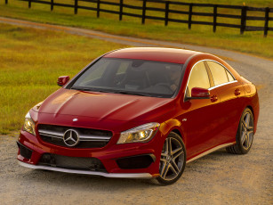 обоя автомобили, mercedes-benz, 2013, c117, us-spec, amg, cla, 45