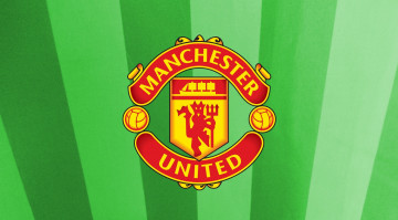 обоя спорт, эмблемы клубов, f, c, manchester, united, фон, логотип