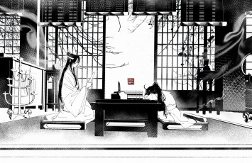 Картинка аниме mo+dao+zu+shi лань ванцзи библиотека вэй усянь
