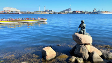 Картинка little+mermaid+statue города копенгаген+ дания little mermaid statue