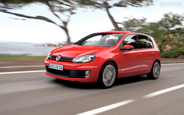 Картинка volkswagen golf gti автомобили