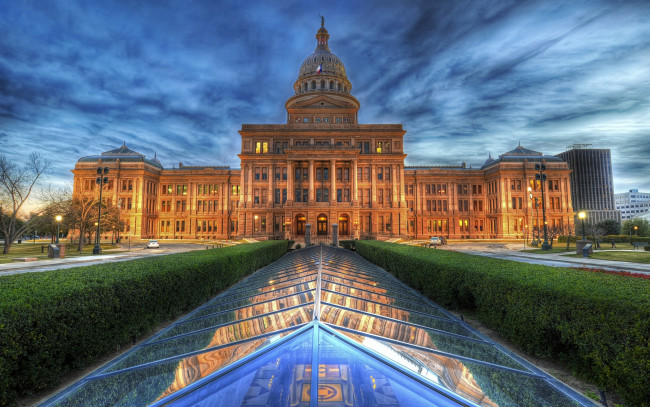 Обои картинки фото texas, state, capitol, города, здания, дома