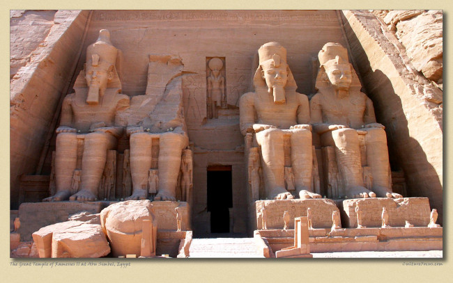 Обои картинки фото abu, simbel, города, исторические, архитектурные, памятники