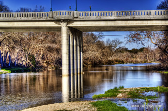 Картинка san gabriel river города мосты georgetown texas