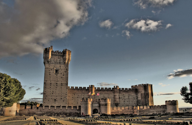 Обои картинки фото castillo, de, la, mota, medina, del, campo, города, дворцы, замки, крепости, кастилия