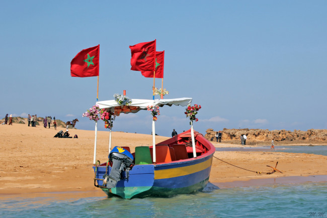 Обои картинки фото корабли, моторные, лодки, марокко