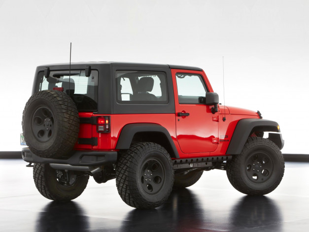 Обои картинки фото jeep, wrangler, slim, concept, jk, `2013, автомобили, auto