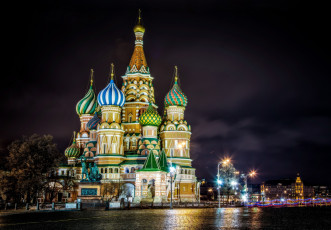 Картинка храм+василия+блаженного города москва+ россия москва ночной город храм василия блаженного красная площадь