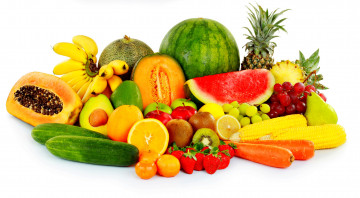 обоя еда, фрукты,  ягоды, ягоды, ассорти, белый, фон
