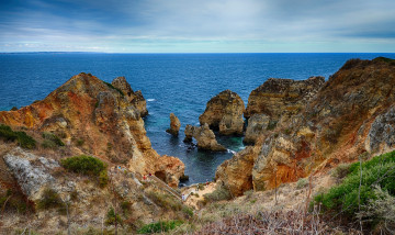 Картинка природа побережье океан скалы