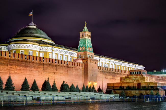 Обои картинки фото города, москва , россия, кремлёвская, стена, москва, кремль, красная, площадь, мавзолей