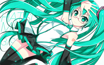 Картинка аниме vocaloid взгляд девушка hatsune miku sagamihara sakyou