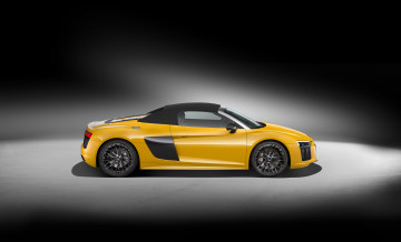 обоя автомобили, audi, r8, spyder, v10, 2016г