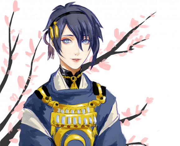 Обои картинки фото аниме, touken ranbu, парень