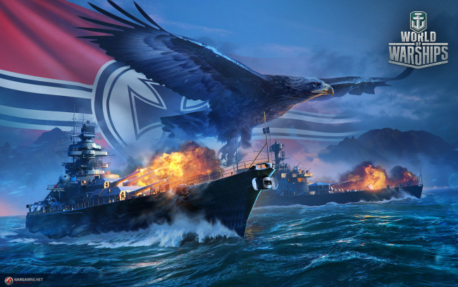 Обои картинки фото видео игры, world of warships, action, онлайн, симулятор, world, of, warships