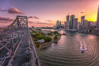 обоя quintessential brisbane, города, брисбен , австралия, простор