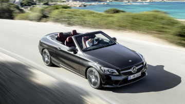 Картинка mercedes& 8209 benz+c& class+cabrio+2019 автомобили mercedes-benz 2019 с-class cabrio