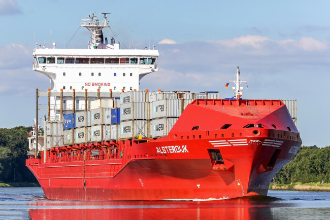Обои картинки фото alsterdijk, корабли, грузовые суда, контейнеровоз