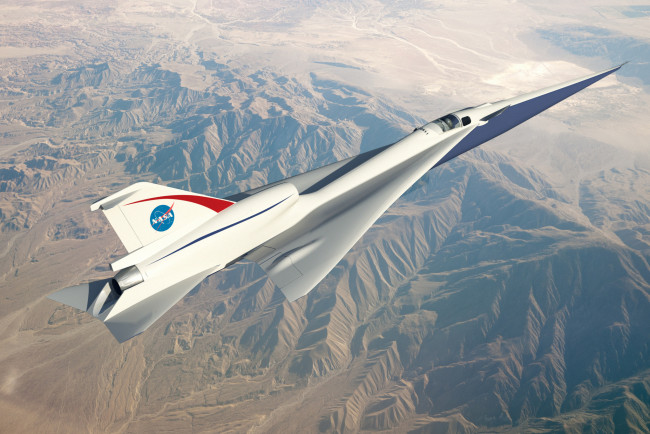 Обои картинки фото quiet supersonic technology x-plane, авиация, экспериментальные самолёты, наса