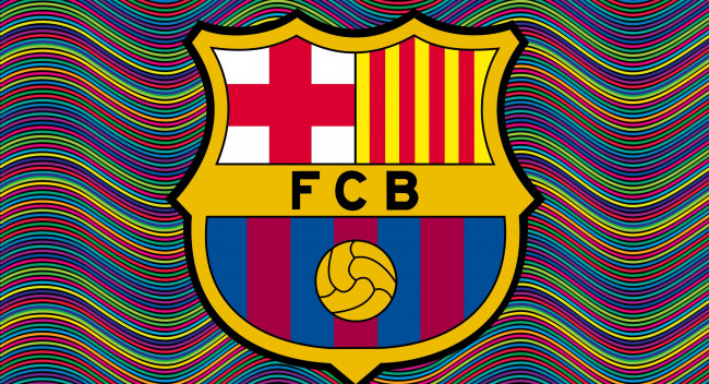 Обои картинки фото спорт, эмблемы клубов, фон, логотип, barcelona, fc