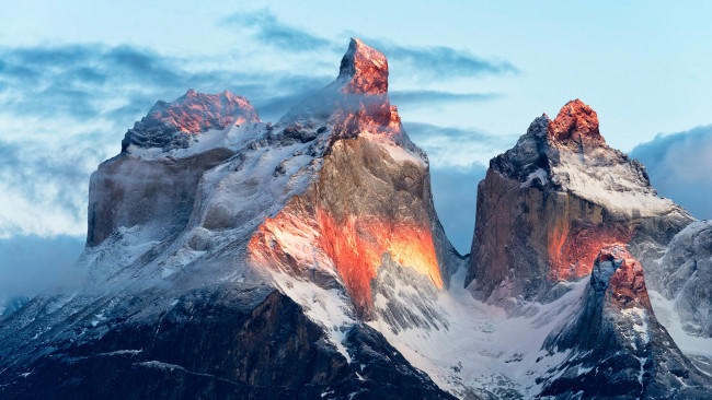 Обои картинки фото природа, горы, торрес-дель-пайне, чили