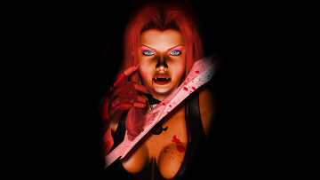 Картинка видео+игры bloodrayne рыжая кровь вампир оружие